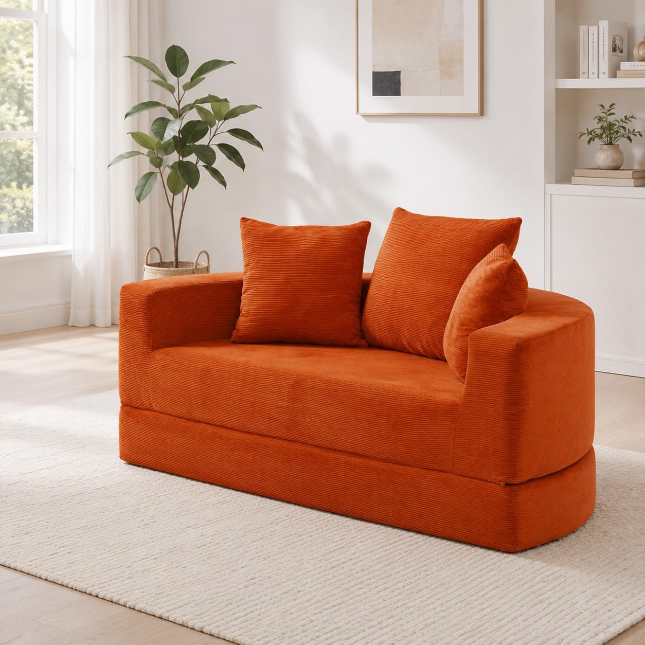 71WntM5HJbL._AC_SL1254_ Boneless Couch Convertible Sofa Bed, Folding Sofa Couch for living room - Image 1